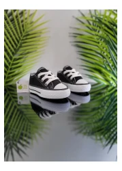 elma bebe Comfortable Fit Girl Boy Baby Unisex Baby Kids Short Lace-Up Linen Canvas Sneaker Sports Shoes