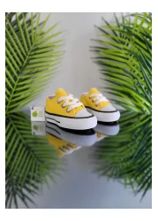 elma bebe حذاء رياضي مريح للأطفال البنات والأولاد للجنسين من القماش الكتاني القصير ذو الأربطة