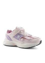 U.S. Polo Assn. حذاء رياضي Supole 5fx وردي للفتيات
