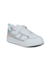 Jump 28128 Velcro Light Gray - Salmon Pink Girl's Sneaker Casual Sneakers