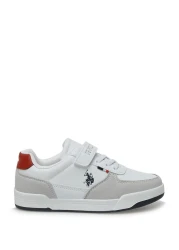 U.S. Polo Assn. Cline 2pr White Boy's Sneaker