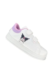 AdaKids Chrome Printed Girls' Boys' Unisex Cirt Velcro Lightweight Sports Shoes Lilac