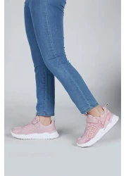 Jump 30054 حذاء رياضي يومي للفتيات باللون الوردي