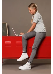 Jump 27760 Velcro White Unisex Kids Sneakers Casual Sneakers