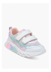 Flora Bella by Shoexpress Flora Bella Ombre Light-Up Sneakers with Hook and Loop Closure