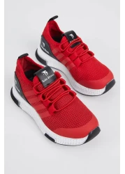 Tonny Black Children's Unisex Red Sports Shoes Tbqnt