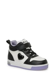 Kinetix SLES HI 3PR حذاء رياضي عالي للفتيات باللون الأسود