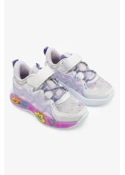 Beınsteps Girl's Sports Shoes Orthopedic Sole Lighted Velcro Girl's Shoes