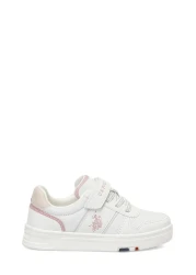 U.S. Polo Assn. Original U.S. Polo Assn. Girl's White Sneaker