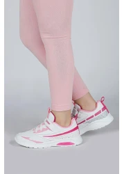 Jump 30007 White - Fuchsia Girl's Sneaker Casual Sneakers