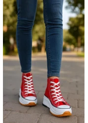 MARKABONİ Kids Run Star Canvas Sneaker Sports Shoes