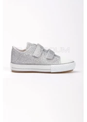 p papuccum ortopedi çocuk ayakkabıları Girl's Anatomical Silver Lighted Sports Shoes