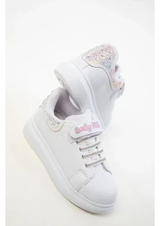 SOHO White Unisex Kids Sneaker 20441