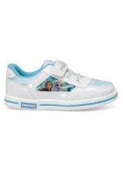 Frozen حذاء رياضي للفتيات باللون الأبيض - تصميم فيلكرو