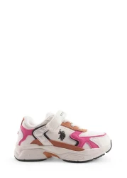 U.S. Polo Assn. Krenas 4Pr White Girls' Sneakers