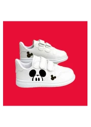 bhk desing حذاء رياضي للأطفال مطبوع عليه رأس الرسوم المتحركة