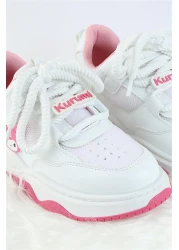 Moda Lime حذاء رياضي للأطفال للجنسين بتصميم خاص من Kuromi برباط وشريط فيلكرو