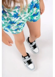 McDark Long Top Unisex Blue Children's Sports Sneakers