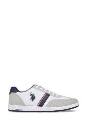 U.S. Polo Assn. حذاء رياضي أبيض للجنسين من كاريس 100241546