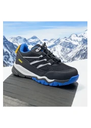 JOJO KIDS أحذية رياضية مقاومة للماء للأولاد، أربطة مطاطية ذكية، أحذية رياضية مضادة للانزلاق، نعل لتقويم العظام