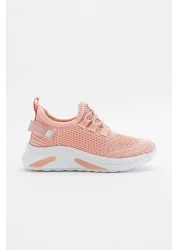 Ccway حذاء رياضي تريكو للأطفال 26-30 بودرة