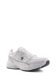 U.S. Polo Assn. حذاء رياضي للأولاد باللون الأبيض من KREZ GR 4FX