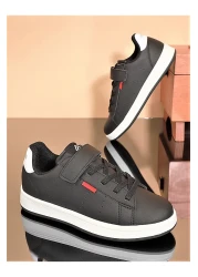 Kidessa 1709 Anatomical Sole Unisex Kids Sneakers Casual Shoes black white