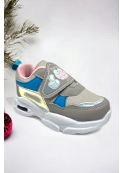 Ponchiq Memory Foam Based Lighted Baby Girl's Sports Sneakers