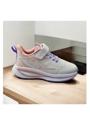 JOJO KIDS Girl's Orthopedic Sole Velcro Sports Shoes, Mesh Running Sneaker