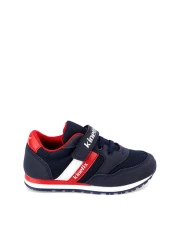 Kinetix PAYOF Navy Blue Red Boys' Sneakers100243134