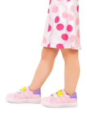 Kiko Kids حذاء رياضي مضاء بشريط فيلكرو للفتيات من Royzo