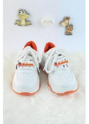 Moda Lime Unisex Children's Sports Shoes Kuromi Special Design Lace-Up and Velcro Sneakers