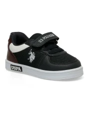 U.S. Polo Assn. يو اس بولو101546254 حذاء رياضي كلاسيكي للأطفال من Carren باللون الأزرق الداكن - الأحمر