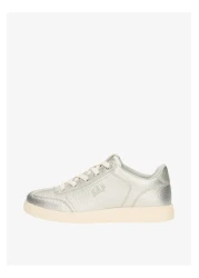 GAP Girls' Metallic Sneakers with Lace-Up Closure