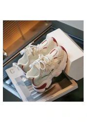 Butik Junisteps High-Sole Comfortable Children's Sneakers - Red