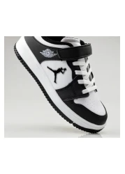 JOJO KIDS حذاء رياضي جلد فيلكرو للأطفال للجنسين، سلة، تنس، حذاء رياضي كاجوال