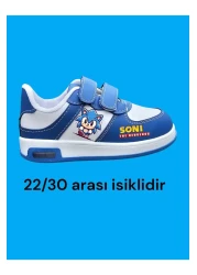 LİASSHOES Lighted Blue Fast Child Boy's Sneakers (31/35 Not Lighted)