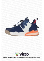 Vicco Yard Model Boy's Light Non-Slip Sole Navy Blue Sports Shoes