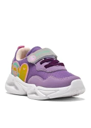 Tonny Black Kids Unisex Lilac Salmon Tonny Black Lighted Velcro Shoes