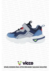 Vicco Lightweight Navy Blue Charm Model Sports Shoes for Baby Boy and Child