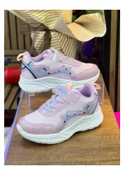 homiro Girls' Orthopedic Sports Shoes-Lilac-Turquoise