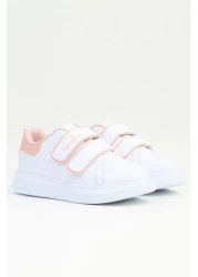 Benetton Bn-31806 Kids Sneakers - White Pink