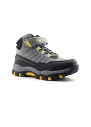 Jump 27788 حذاء رياضي للأطفال رمادي نيون أخضر