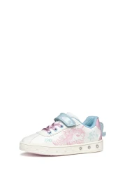 Geox White Skylin Motif Girls Sneakers J558Wa0Bckcc0406