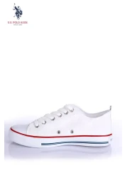 U.S. Polo Assn. White Women's Shoes PENELOPE