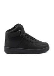 KCMN Glaxy Long Beijing High Top Cool Kocamanlar Kids Basketball Sneakers - Black