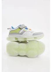 Vicco Bosa Orthopedic Unisex Kids White Comfortable Sneaker