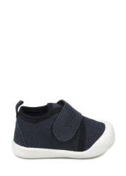 Vicco Unisex Baby Navy Blue Anka First Step Shoes