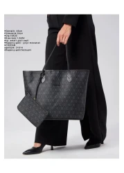 torime Large Size Patterned Vegan Leather Women's Shoulder & Shoulder Bag