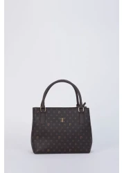 Pierre Cardin Brown Monogram Women's Shoulder Bag 05PO22K1592